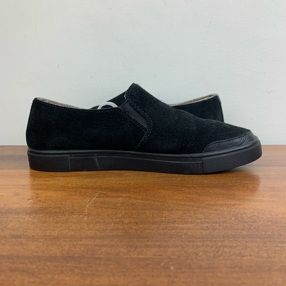 Frye Gemma Shearling 3471082-BLK Black Elastic Slip On Flats Size Womens 6.5 M - Picture 7 of 11